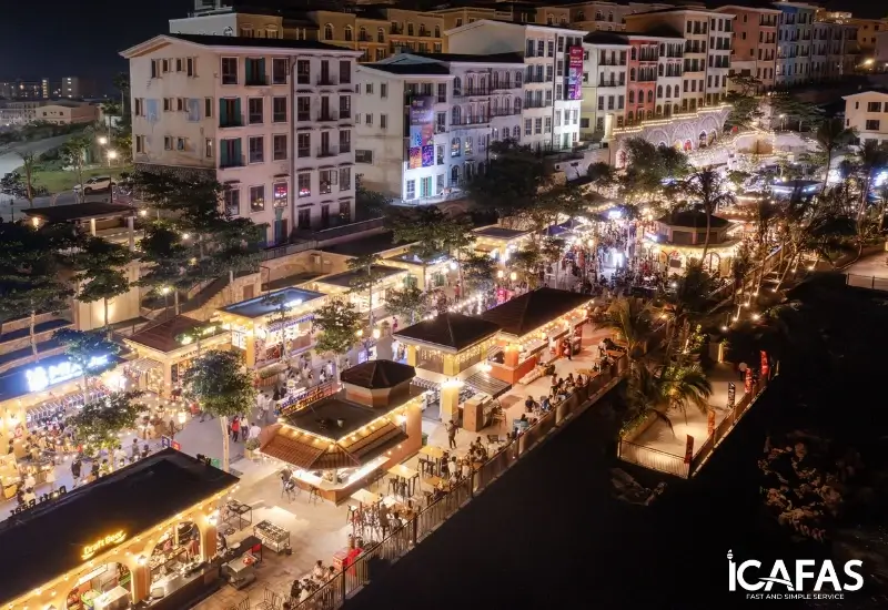  VUI-Fest Bazaar vào ban đêm