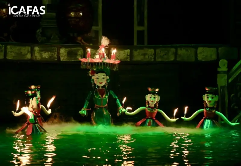 “Trẩy hội mùa xuân” được thiết kế, dàn dựng để kể câu chuyện về tinh hoa đời sống, lao động sản xuất, tín ngưỡng của người Việt