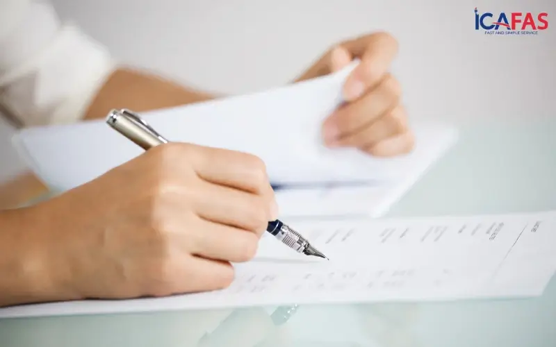 Hình ảnh minh họa mẫu công hàm độc thân ở Mỹ