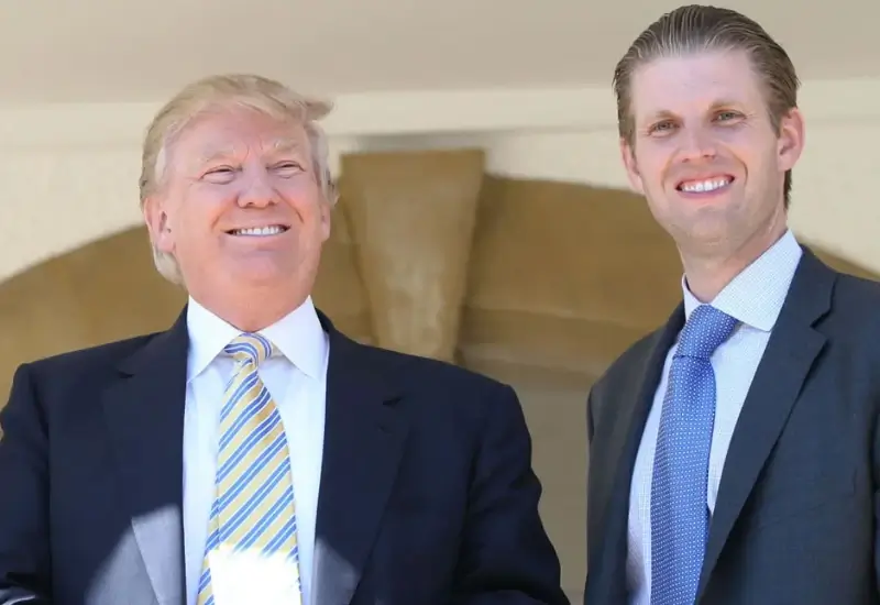 Tổng thống Donald Trump và con trai Eric Trump